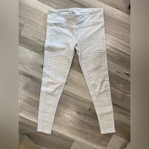 Alo Mid/Reg Rise Moto Leggings